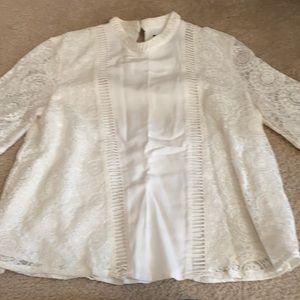 Small, long-sleeve, lace detailing by MinkPink
